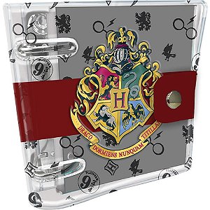 Fichario Mini HARRY Potter Fecho Botao 80F
