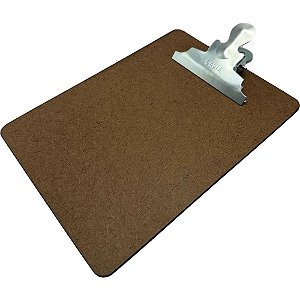 Prancheta Duratex A5 C/PRENDENDOR Metal CX.C/12