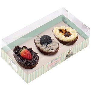 Caixa P/OVO de Pascoa 50G P/3 OVOS Francis PCT.C/06