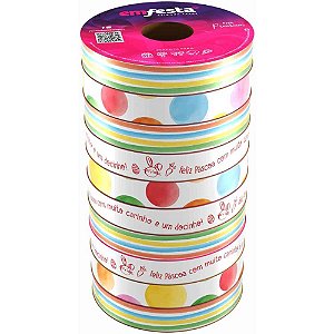 Fita Poli Decorada 15MMX30M Pascoa (S) PCT.C/10