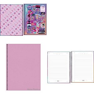 Caderno 01X1 Capa Dura Guerreiras do K-POP 80FLS UNID