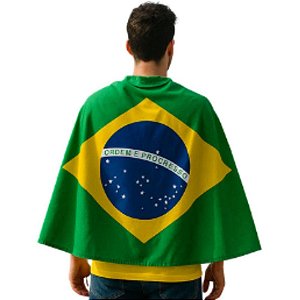 Copa do Mundo Capa Torcedor Brasil 130X90CM