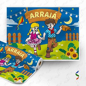 Festa Junina TNT 1,40M Painel Noite de ARRA RL-25MTS