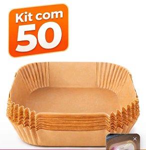 Forma Descartavel P/AIRFRYER Antiaderente 1,8L PCTE C/50 UNID -  COSY