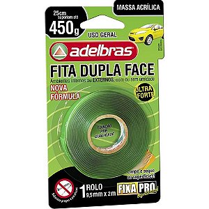 Fita Dupla Face Fixa PRO Massa Acrilic 9,5MMX2 (7896603806940)