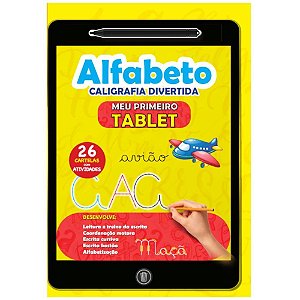 Livro Pedagogico Alfabeto - Caligrafia Divertid