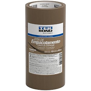 Fita para Empacotamento PP 48MMX40M Marrom PCT.C/04