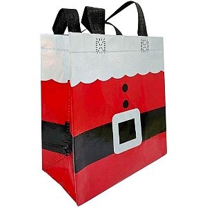 Sacola para Presente Natal Papai Noel 22X11X23CM PCT.C/12