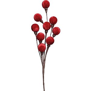 Artigo para Decoracao Natal Galho Medio VM/MARROM PCT.C/06