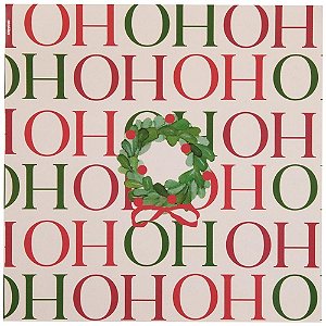 Artigo para Decoracao Natal Guardanapo Hoho C/GUIRLANDA 33
