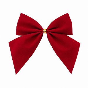 Artigo para Decoracao Natal Enfeite Laco 8,5CM Vermelho PCT.C/06