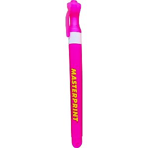 Caneta Marca Texto MP 614 Neon SLIM Rosa CX.C/12