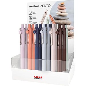 Caneta Esferografica UNI Zento 0.7MM 12 Cores Sorti DP.C/24