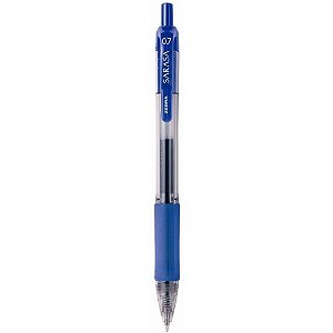 Caneta Esferografica Sarasa 0.7MM GEL Azul CX.C/12