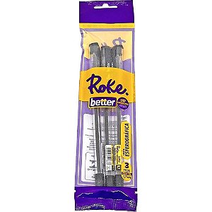 Caneta Esferografica Roke Better Preta 0.7MM CT.C/03