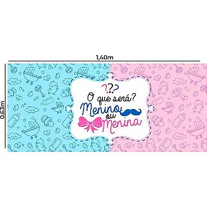 TNT Estampado 1,40M 40G Painel CHA Revelacao 1,40X0,63 PCT.C/25