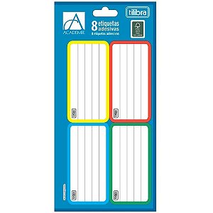 Etiqueta Escolar Cores C/8ETIQ. 100X208 PCT.C/10