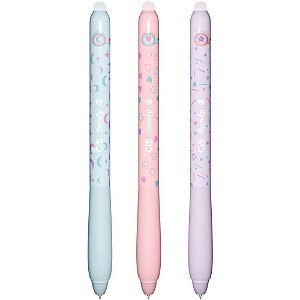Caneta Apagavel CIS CANDY RT 0.5MM T.azul (S) DP.C/18