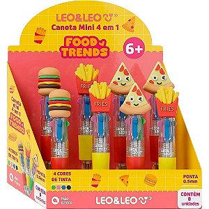 Caneta Esferografica Food TRENDS Mini 4EM1 0.5 3MOD DP.C/08