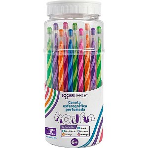 Caneta Esferografica WOW FUN Perfumada 0.7MM 5CORES POTE-30