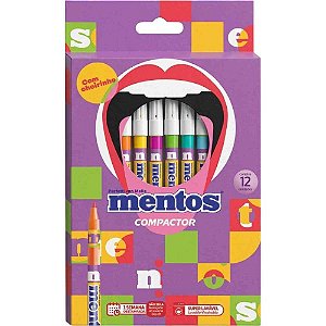 Caneta Hidrografica NEO-PEN Gigante Mentos 12CORES PCT.C/05