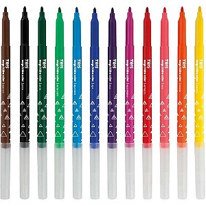 Caneta Hidrografica Mega Hidro Color 24 Cores PCT.C/03