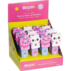 Caneta Marca Texto Brilhae Duo Magic+sombra 2COR DP.C/12