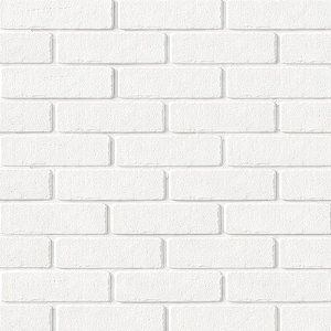 Plastico Adesivo 45CMX10M Tijolo Branco 0,80 Rolo