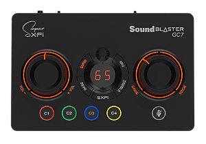 Placa De Som DAC AMP Creative Sound Blaster GC7 PC / PS4 / PS5