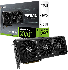 Placa de Vídeo RTX 5070 Ti Asus Prime 16GB GDDR7 256Bits PCI-Express 5.0