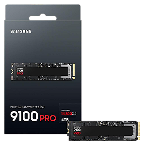 4TB Samsung 9100 PRO 14.800MB/s SSD M.2 NVMe GEN5 PCIe 5.0 MZ VAP4T0B/AM