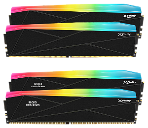 Memória DDR5 32GB 8200mhz CL38 V-Color Manta XFinity CUDIMM SCC2+2 (2x16GB) TMXFCL1682838KS-DK