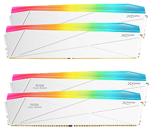 Memória DDR5 32GB 8200mhz CL38 V-Color Manta XFinity CUDIMM SCC2+2 (2x16GB) TMXFCL1682838WS-DW