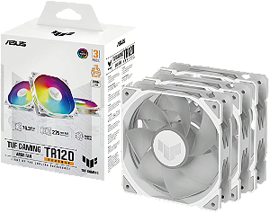 Fan Reverso Asus TUF Gaming TR120 ARGB Led Dupla Camada Kit com 3 - 90DA00D3-B09020