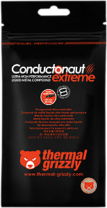 Pasta Térmica Metal Líquido Thermal Grizzly Conductonaut Extreme 1g 85.4W/mk - S-TG-CE-001-R