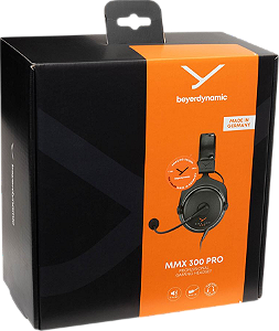 Headset Gaming Premium Beyerdynamic MMX 300 PRO com Microfone Condensador PC, Xbox, Playstation e Nintendo Switch