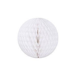 GLOBO COLMEIA M BRANCO (17 CM)