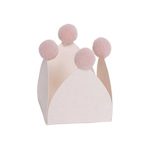 FORMINHAS PARA DOCES POMPOM ROSA BLUSH (20 UNIDADES)