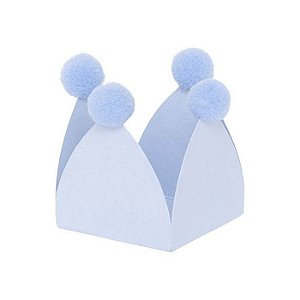 FORMINHAS PARA DOCES POMPOM AZUL CÉU (20 UNIDADES)