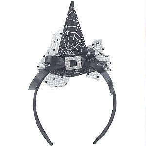 TIARA TEIA PRATEADA