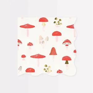 GUARDANAPOS COGUMELOS G MERI MERI (16 UNIDADES)