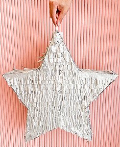 PINHATA ESTRELA PRATEADA DE PUXAR