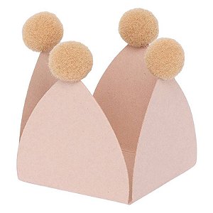 FORMINHAS PARA DOCES POMPOM NUDE (20 UNIDADES)