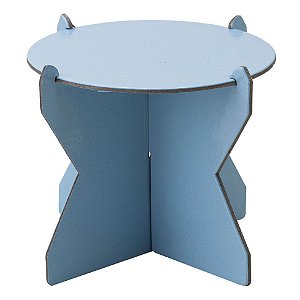 MINIBOLEIRA DESMONTÁVEL 12 CM AZUL CLARO