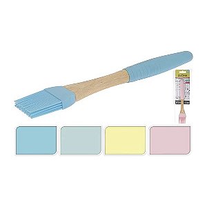 PINCEL DE SILICONE CULINÁRIO AZUL PASTEL  (UNIDADE)