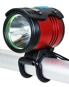 Farol Para Bicicleta Profissional Thunder 2.860.000 Lumens Bateria de 6 Células Até 8hs de Duração