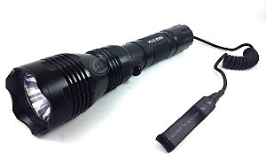 Lanterna Tática com Acionador Remoto e Mount, 1.670.000 Lumens Ideal Para Caça, Air Soft e Paint Ball