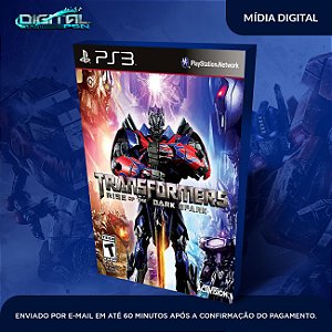 Transformers Rise Of The Dark Spark PS3 Mídia Digital