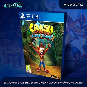 Crash Bandicoot N. Sane Trilogy PS4 Mídia Digital