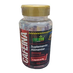 CAFEÍNA 200MG FR.C/90 CÁPSULAS